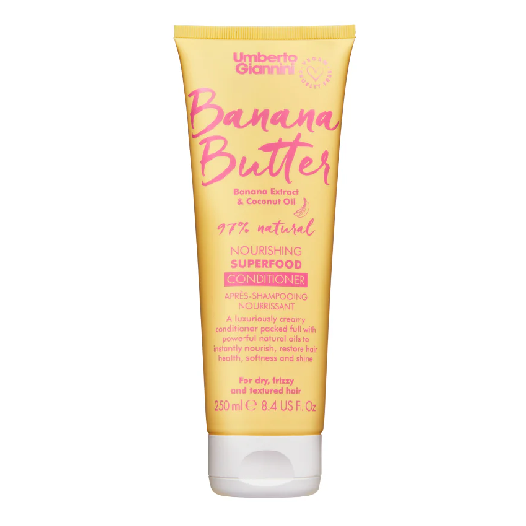Balsam hranitor pentru par uscat Banana Butter, 250 ml, Umberto Giannini