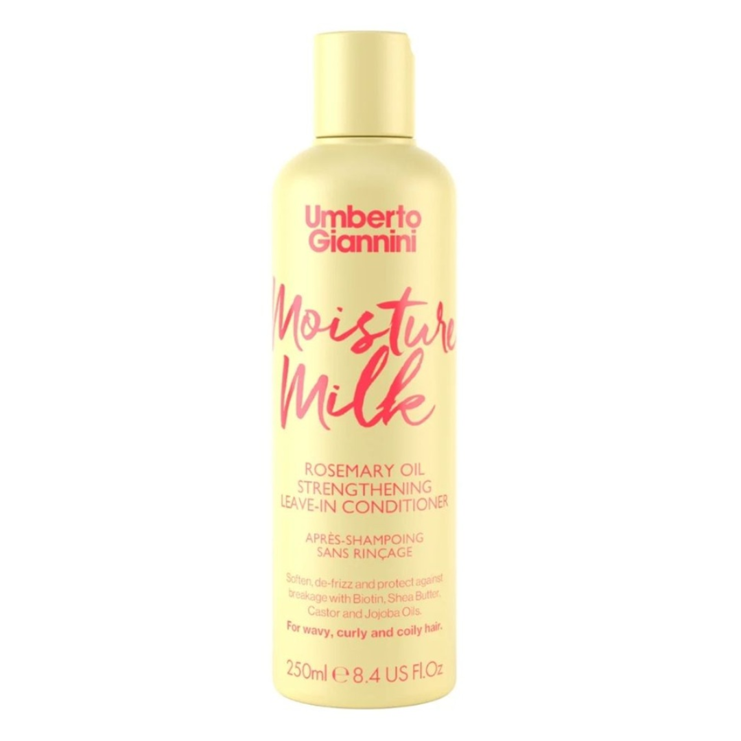 Balsam leave-in fortifiant cu ulei de Rozmarin Moisture Milk Strong Curls, 250ml, Umberto Giannini