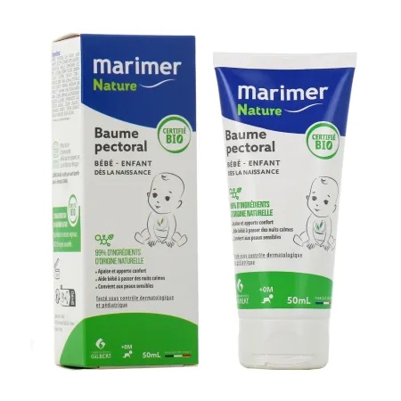 Balsam pectoral Bio pentru bebelusi Marimer, 50 ml – Marimer