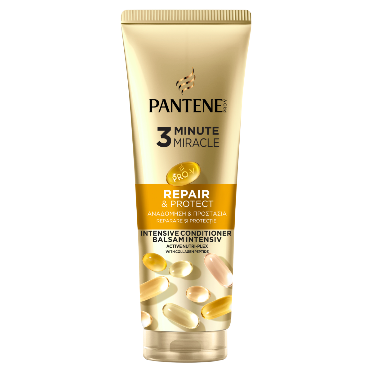 Balsam pentru par fragil si uscat Pro-V Repair & Protect 3 Minute Miracle, 220ml, Pantene