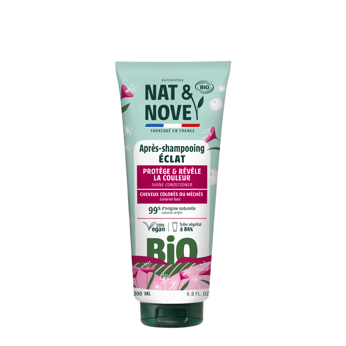 Balsam protector pentru par vopsit cu extract de smochine Bio, 200ml, Nat&Nove