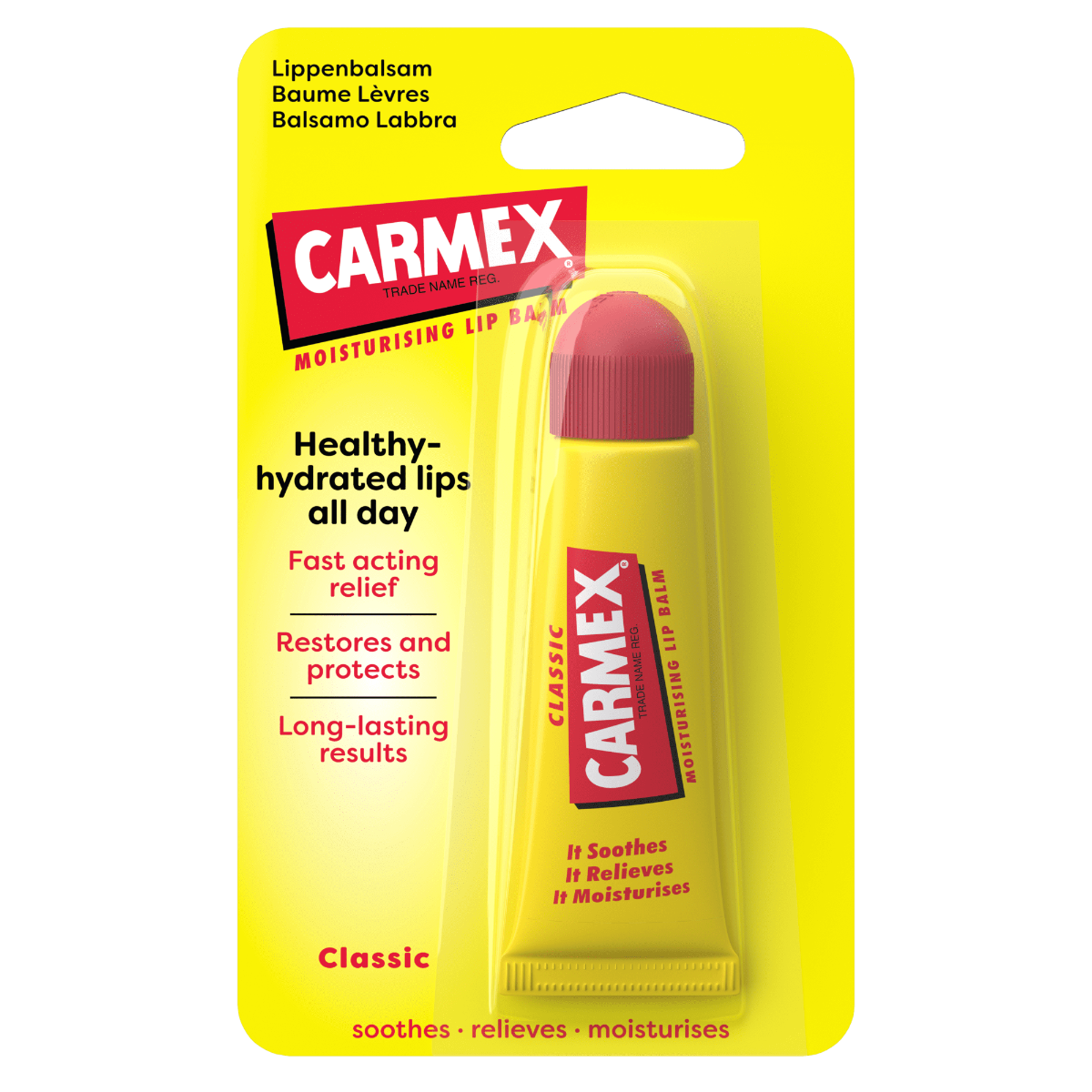 Balsam reparator pentru buze uscate si crapate, 10g, Carmex