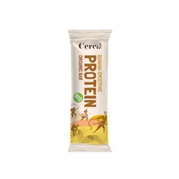 Banana Smoothie, baton proteic, 45g, Cerea