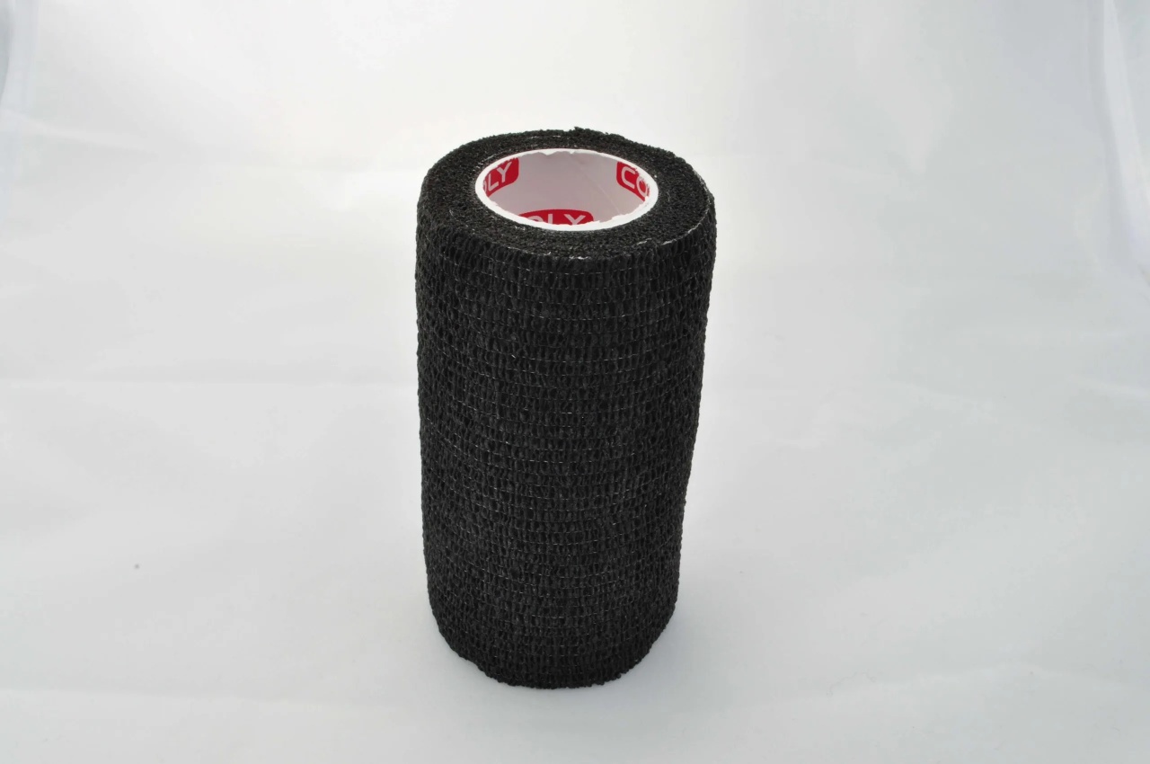 Bandaj autoadeziv 10cm x 4,5m, negru, Copoly