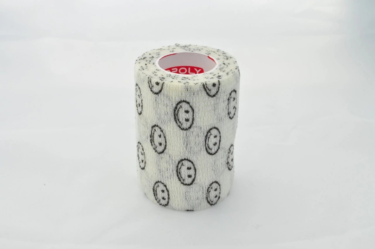 Bandaj autoadeziv 7,5cm x 4,5m, alb smiles, Copoly
