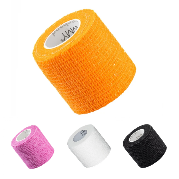 Bandaj elastic autoadeziv Vitammy Autoband, 5 x 450 cm - Roz