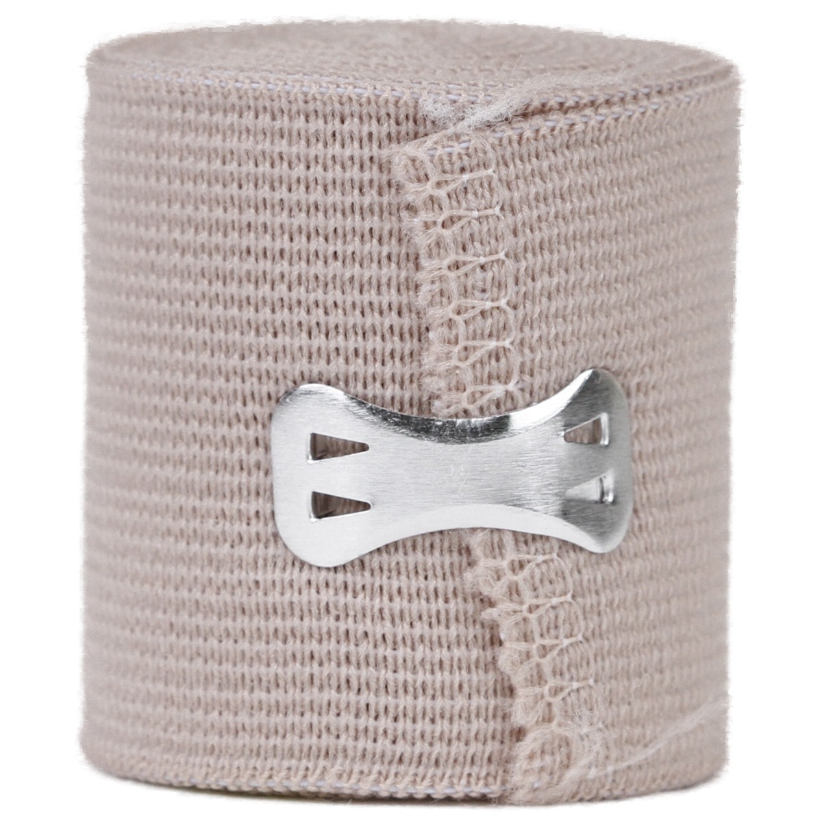 Bandaj Elastic Natur ALINTA 5cmx4.5m - Compresie usoara, cu cleme metalice