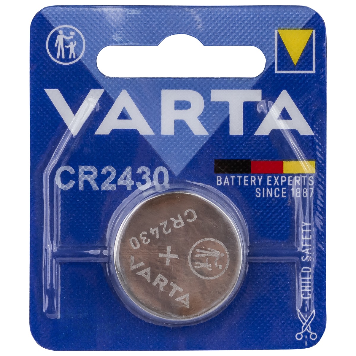 Baterie tip buton VARTA CR2430, litiu, 3V, 24.5x3mm, 10g