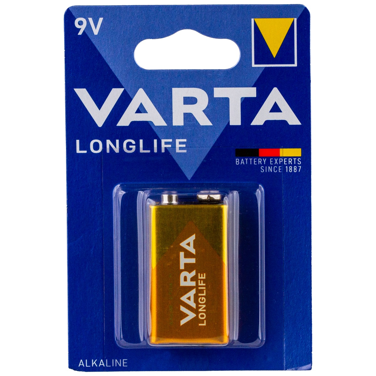 Baterie VARTA 6LR61 9V, alcalina, 50g, 26.5x17.5x48.5mm