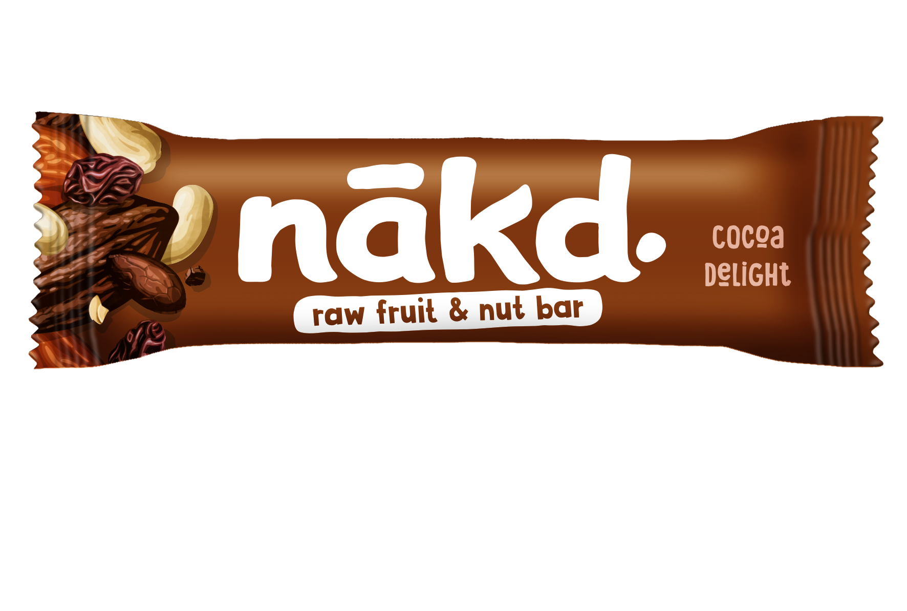 Baton cu cacao raw vegan, 35g, Nakd