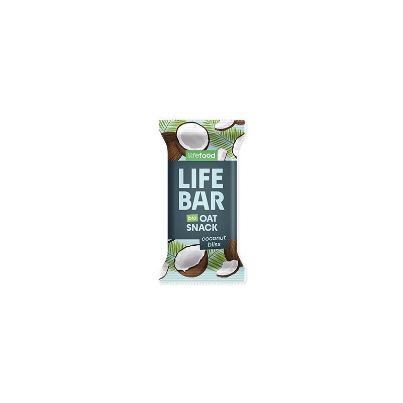 Baton de ovaz cu cocos, bio, 40g, Lifebar
