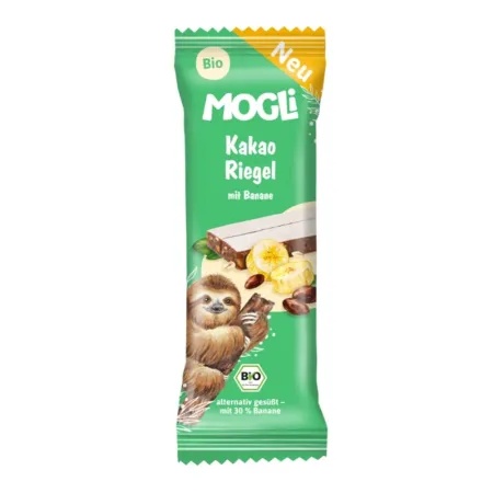 Baton Eco banane si cacao, 25g, Mogli