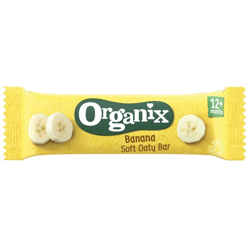 Baton ecologic Bio din ovaz integral cu banane 12+ luni, Organix | 23 g
