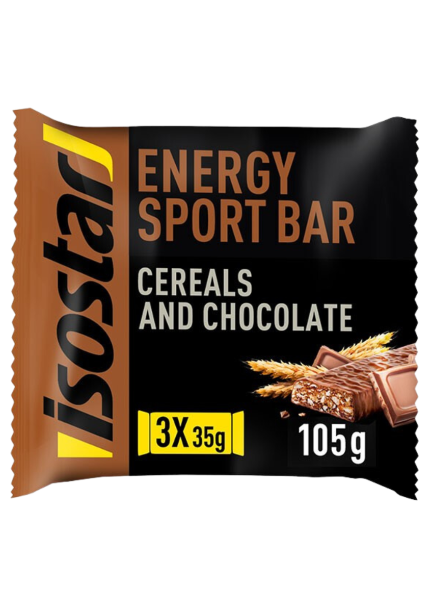 Baton High Energy cu aroma de ciocolata, 3 x 35g, Isostar