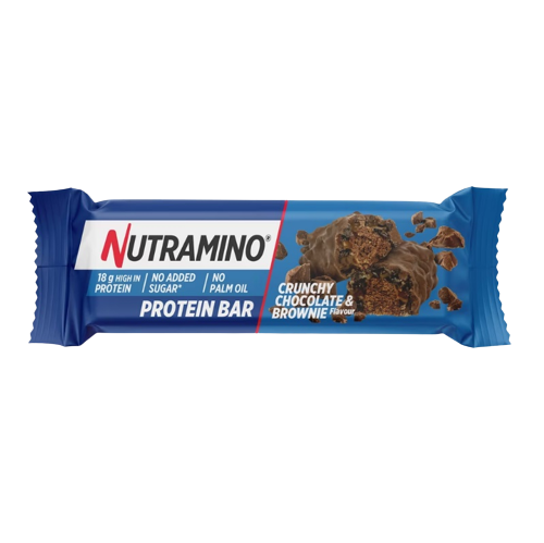 Baton proteic Crispy Chocolate Brownie, 65g, Nutramino