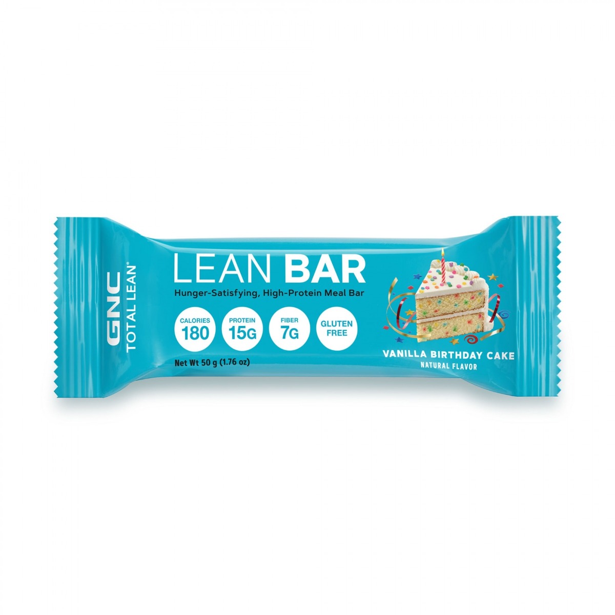 Baton proteic cu aroma de tort de vanilie Total Lean, 50g, GNC