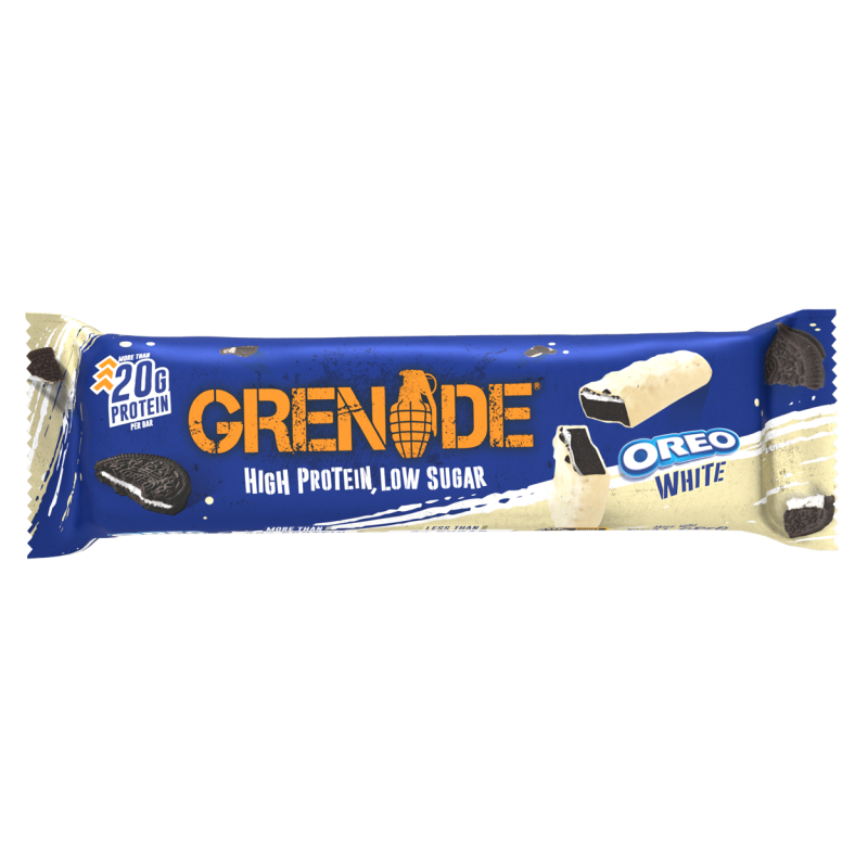 Baton proteic Oreo White, 60g, Grenade