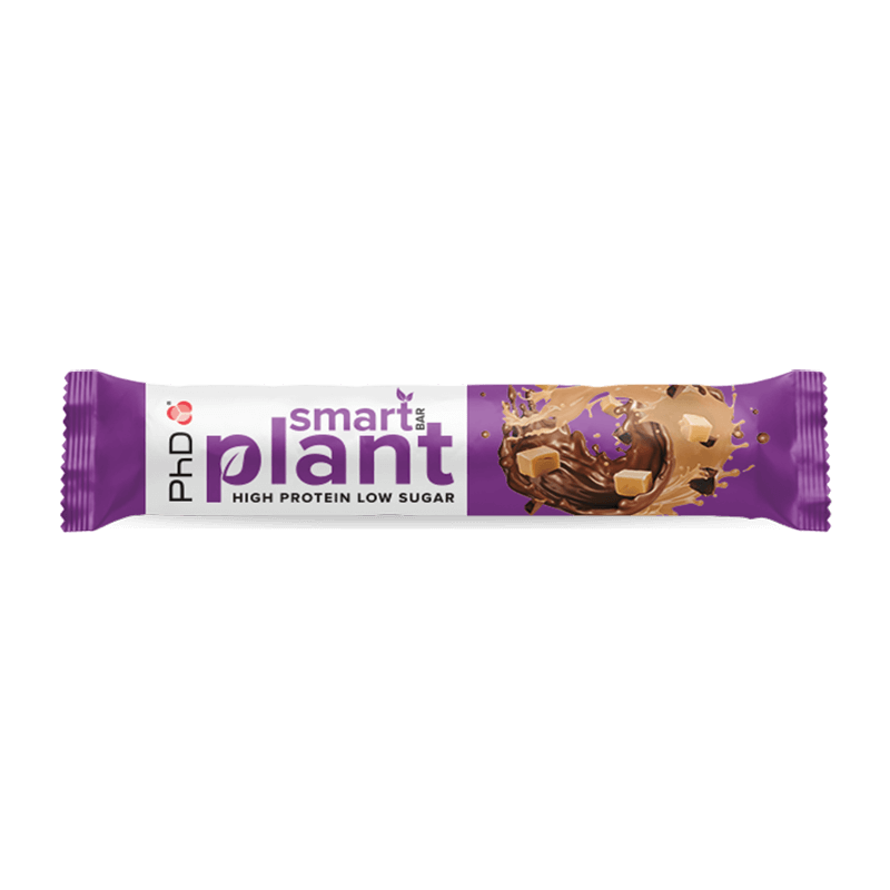 Baton proteic vegetal Vanilla Fudge Smart Bar, 64g, PhD