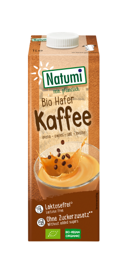 Bautura Bio fara zahar din ovaz cu cafea, 1l, Natumi