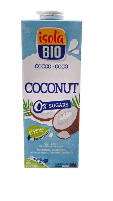 Bautura de cocos fara gluten, 1000ml, Isola Bio