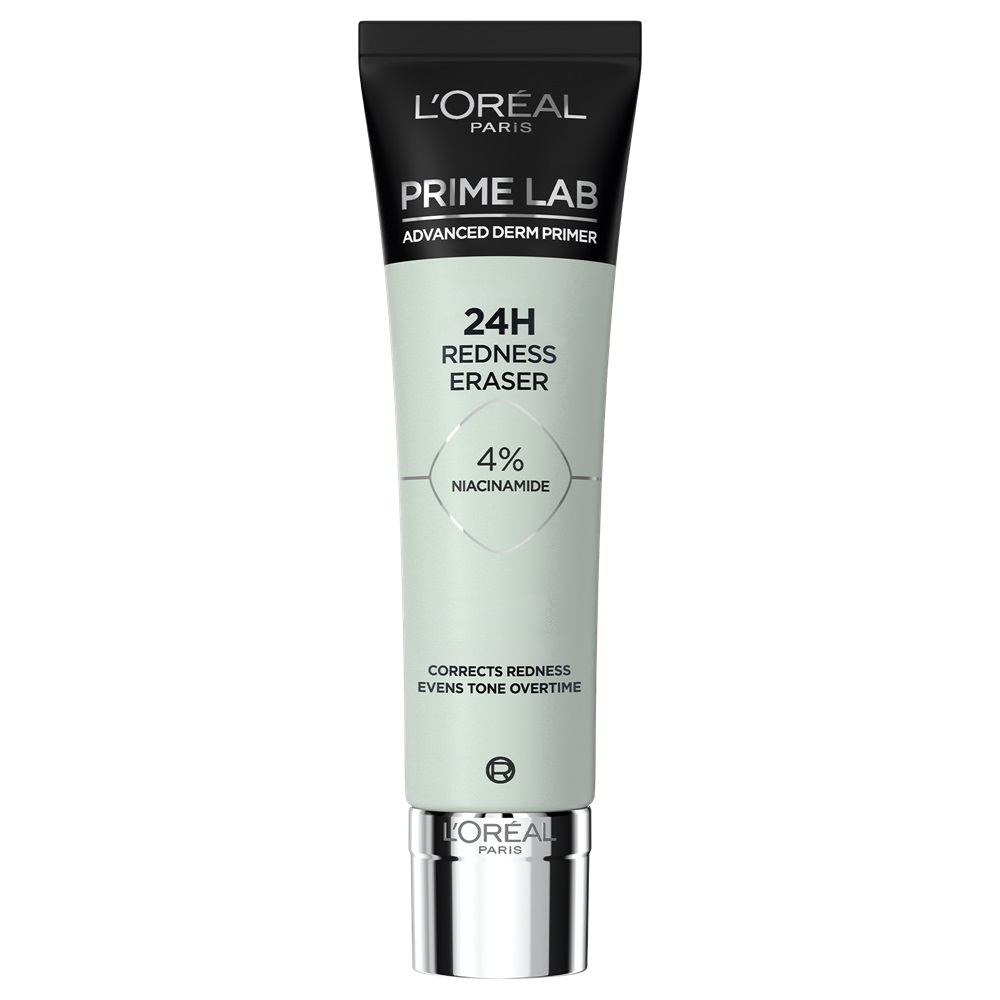 Baza de machiaj anti-roseata Prime Lab 24H, 30ml, L'Oreal Paris