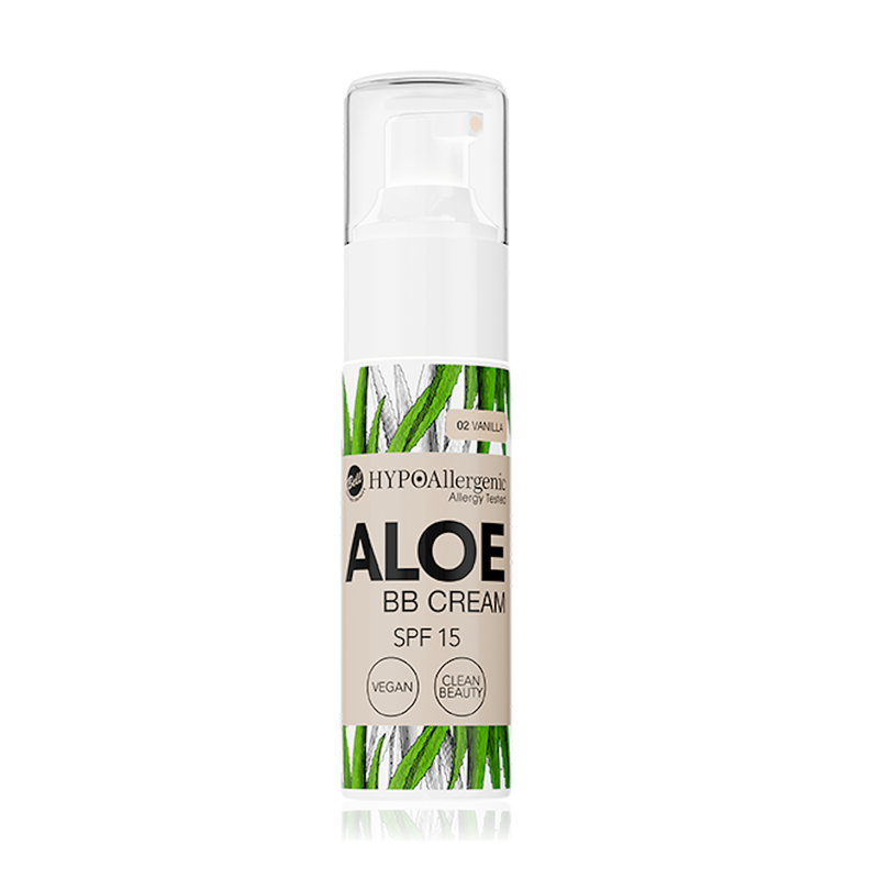 BB Cream hipoalergenic cu Aloe Vera SPF15 02 Vanilla, Bell | 20 g