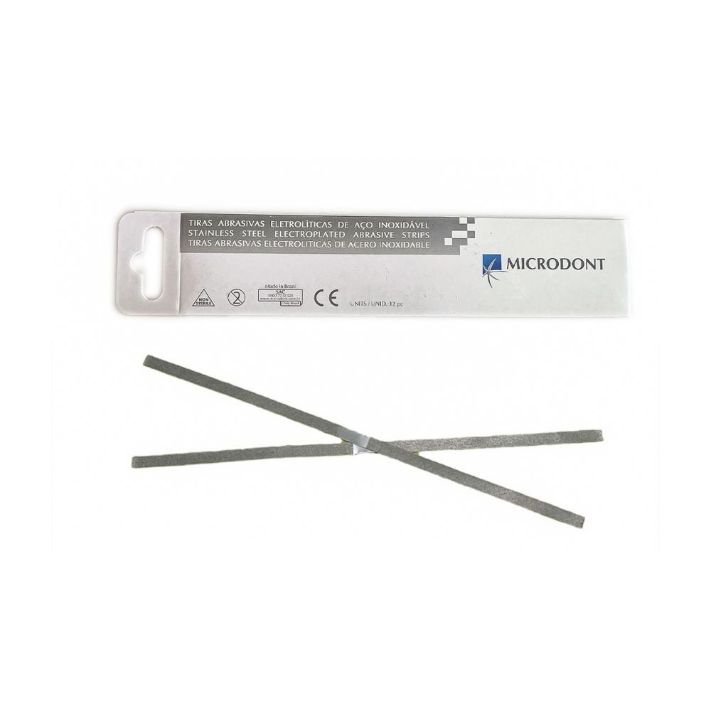 Benzi abrazive dentare, inox, 4/6 mm, 12 bucati