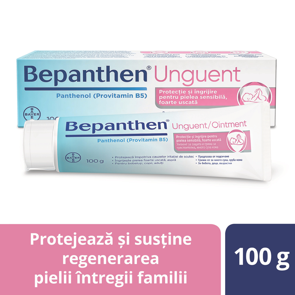 Bepanthen unguent pentru iritatiile de scutec, Bayer | 100 g
