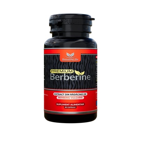 Berberina Premium 600mg, 60 capsule, Boost4Life