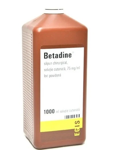 Betadine sapun chirurgical 75mg/ml, 1000ml, Egis