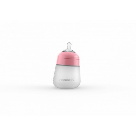 Biberon 0l+, 270ml, Roz, 1 bucata, Nanobebe