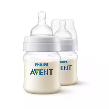 Biberon anticolici 0luni+, 125ml, 2 bucati, SCY100/02, Avent