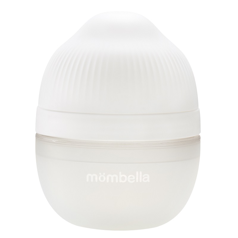 Biberon anticolici cu tetina din silicon 100% Breast-Like Ivory, 120ml, Mombella