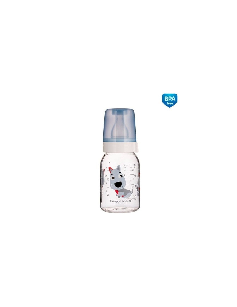 Biberon PP Cute animals gat ingust, 120ml, 11/851,Canpol
