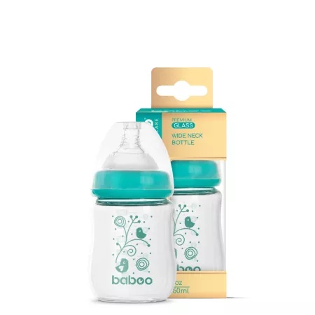 Biberon sticla anticolici, 0 luni+, 150ml, Baboo