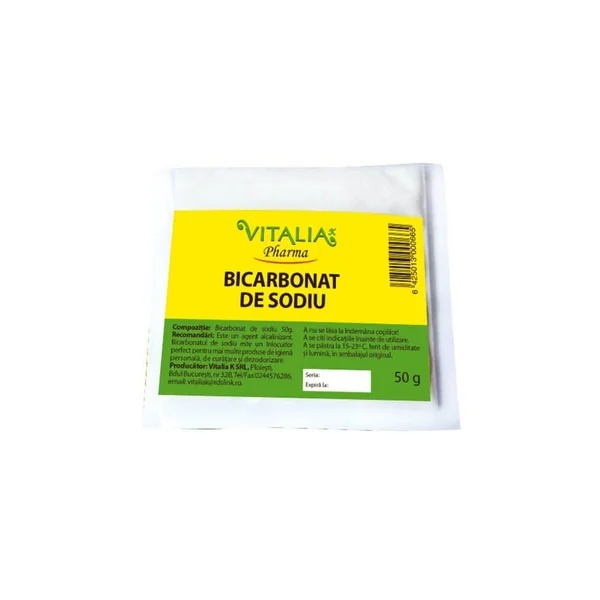 Bicarbonat de sodiu x 50g, VitaliaPharma