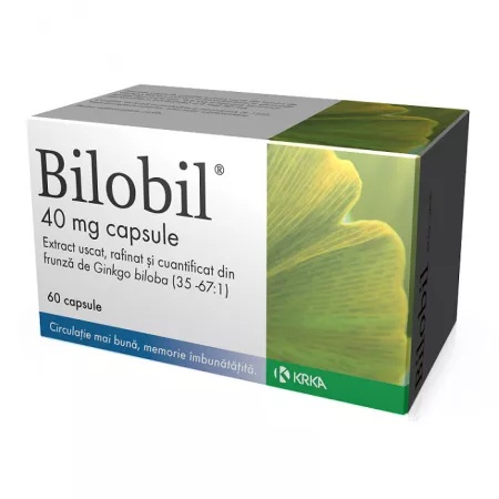 Bilobil, 40mg, 60 capsule, Krka