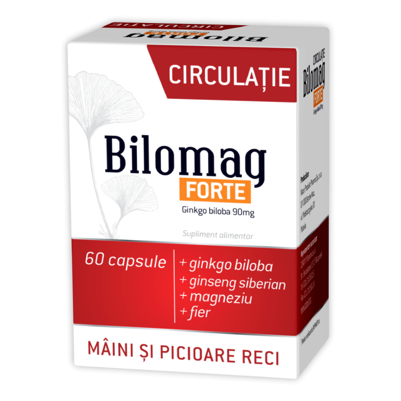 Bilomag forte Circulatie, 60 capsule, Zdrovit