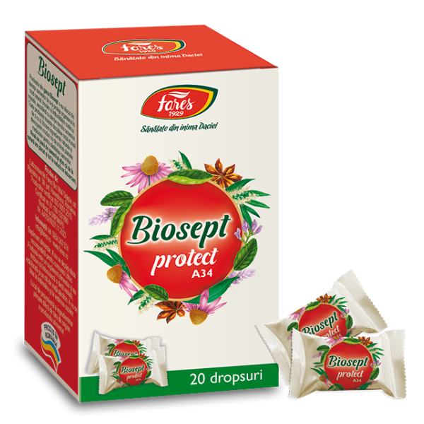 Biosept protect, A34, Fares | 20 dropsuri
