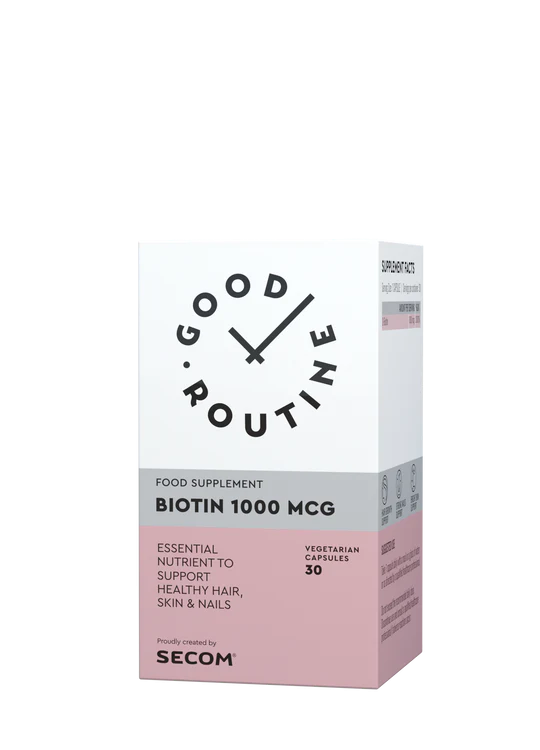 Biotin 1000mcg Good Routine, 30 capsule vegetale, Secom