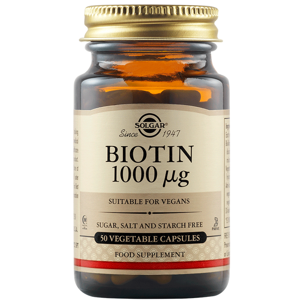 Biotina 1000mcg, 50 capsule, Solgar
