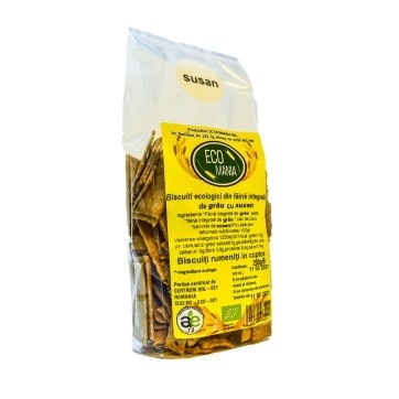 Biscuiți Bio integrali, 200g, Ecomania
