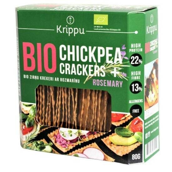 Biscuiți cu Năut, 80g, Krippu