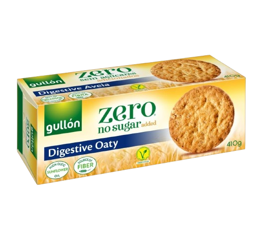 Biscuiti digestivi fara zahar adaugat Avena, 410g, Gullon