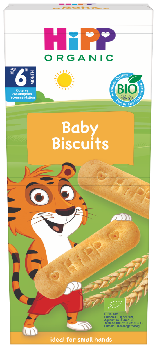 Biscuiti pentru bebelusi Bio, 150g, HiPP