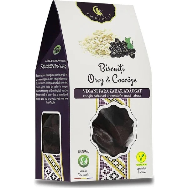 Biscuiți Vegani, 130g, Ambrozia