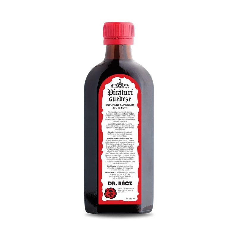 Bitter suedez Dr. Racz, Parapharm, 250ml
