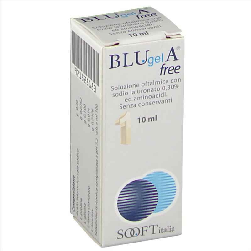 Blu gel A Free 0.30% solutie oftalmica, 10 ml, BioSooft