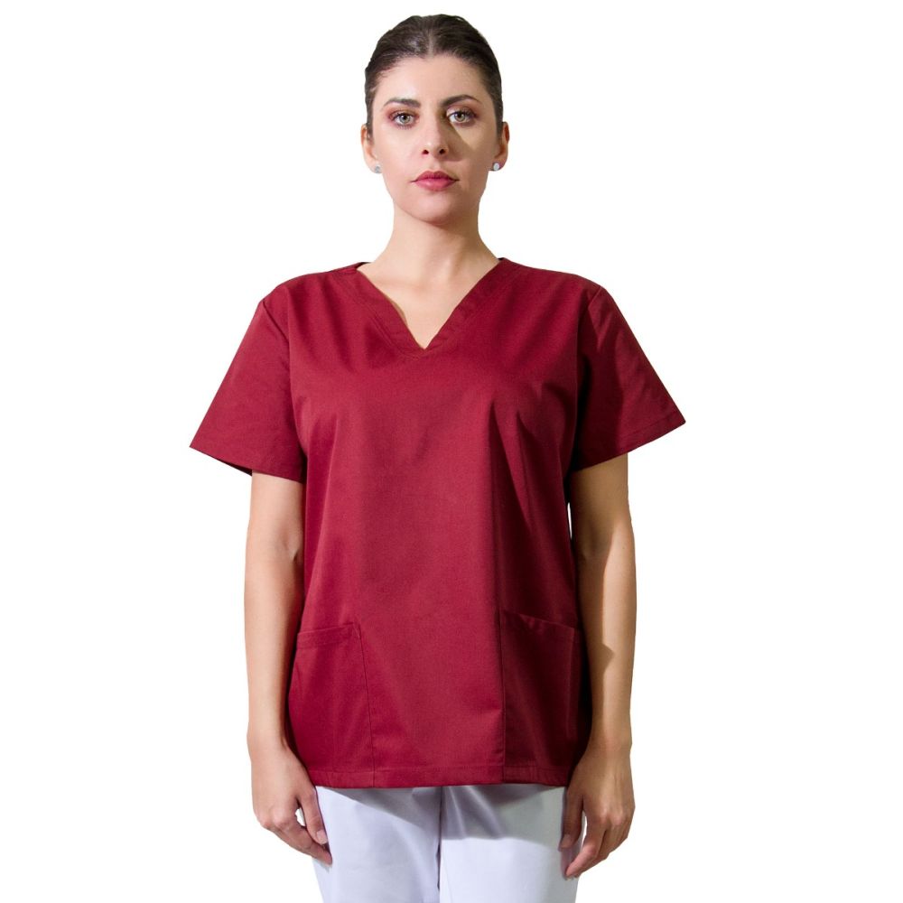 Bluza dama CLARA Clasic grena - Uniforma Medicala