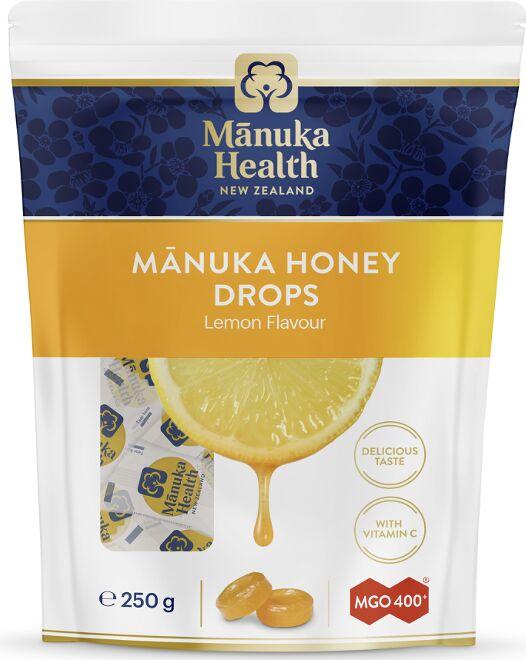 Bomboane dropsuri cu miere de Manuka MGO 400+ (250g) (lamaie) - poza 3